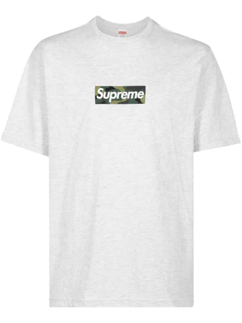 Supreme box logo cotton T-shirt Grey SU100187