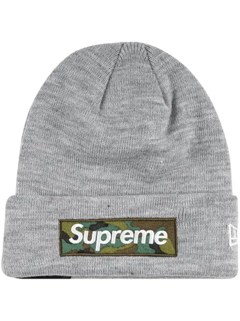 Supreme x New Era box logo beanie Grey SU100183