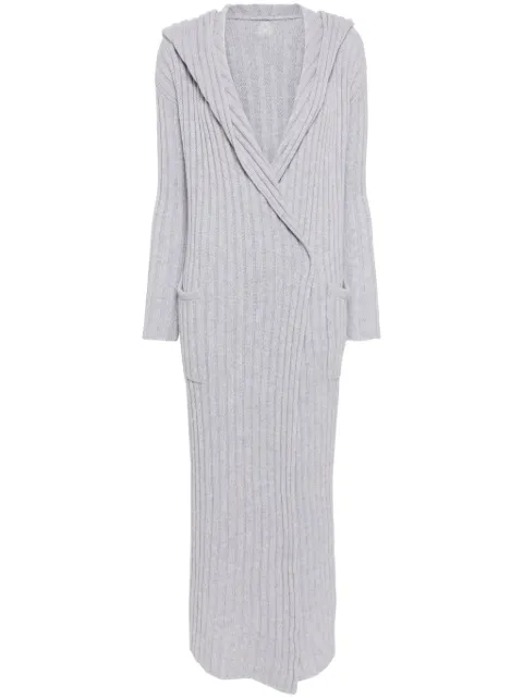 Teddy Cashmere Amalfi chunky-knit cashmere cardigan Grey AMALFI