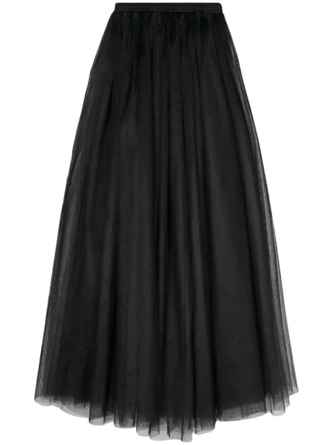 Alchemy x Lia Aram tulle maxi skirt Black LIA635