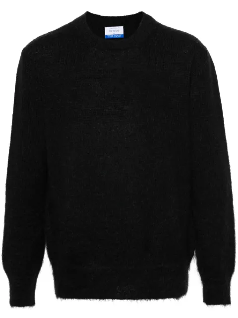 Off-White Arrows-intarsia jumper Black OMHE170C99KNI0011061