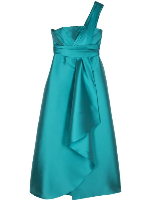 Alberta Ferretti Mikado maxi dress Blue AEF241U04091625