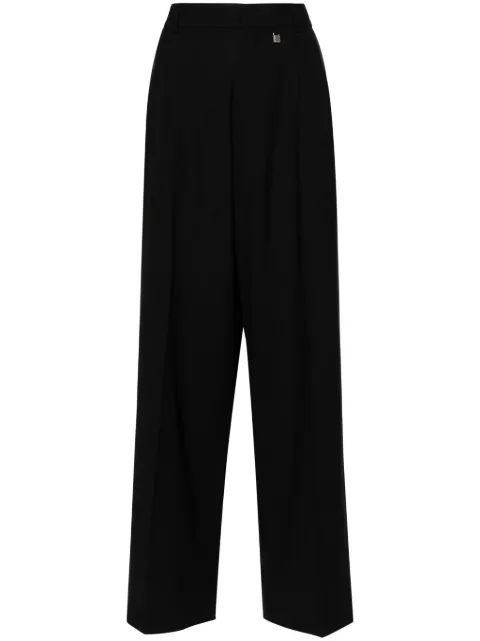 Giuseppe Di Morabito high-waisted tailored wool trousers Black PSPA07302229
