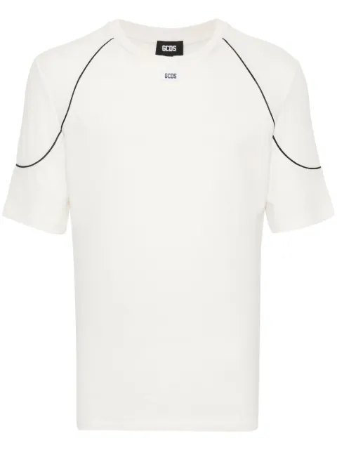 GCDS Comma cotton T-shirt Neutrals A1CM2300JB1