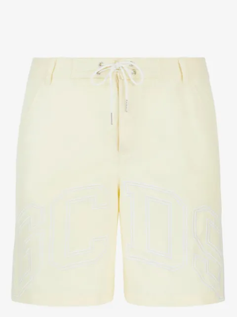 GCDS logo-print swim shorts Yellow A1CM3905TC5