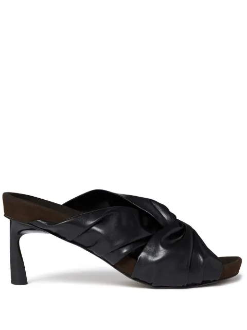Stella McCartney twist-detail sandals Black 810407AP0250