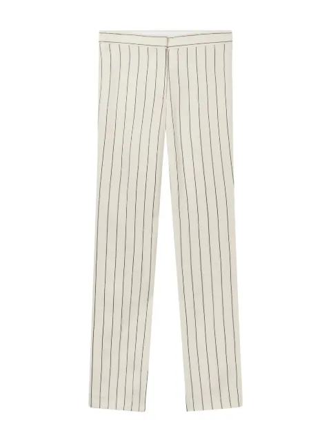 Stella McCartney pinstriped mid-rise straight-leg trousers Neutrals 6401763DR375
