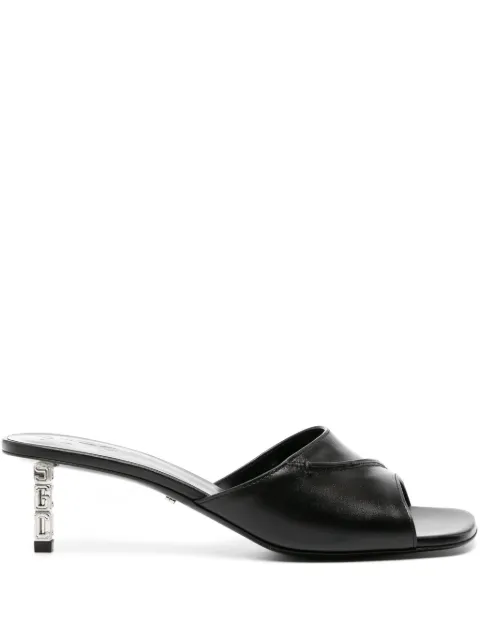 GCDS 60mm logo-heel sandals Black A1CW4711AA7