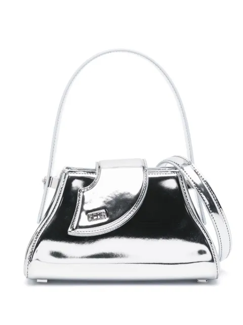 GCDS small Comma tote bag Silver A1OW5002AA0