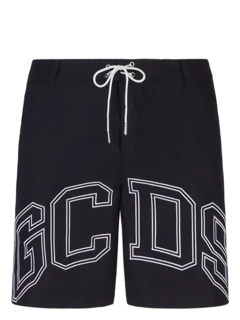 GCDS logo-print swim shorts Black A1CM3905TC5