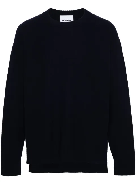 Jil Sander side-slits wool jumper Blue J21GP0003J14603