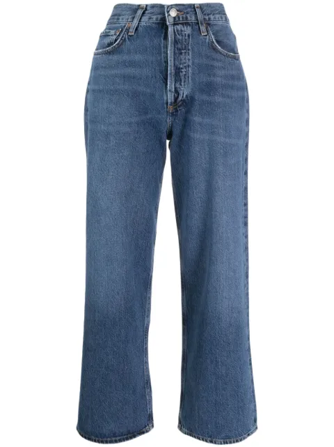 AGOLDE Ren Jean high-rise cropped jeans Blue A91911604