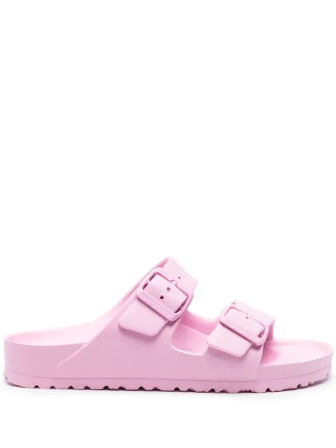 Birkenstock Arizona logo-buckle slides Pink 1027355