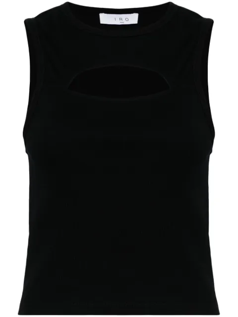 IRO Pina cut-out tank top Black 24SWP19PINA