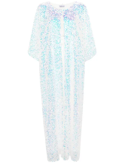Baruni Lily sequinned maxi dress White SS2434WT