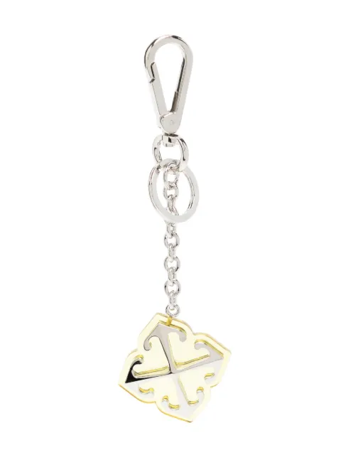Off-White Jitney-charm key ring Silver OWNU019S24MET0015000