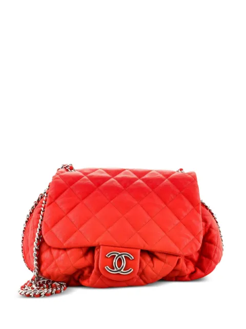 CHANEL Pre-Owned large Chain Around Flap shoulder bag Red CHANELREDMINICHAINAROUND