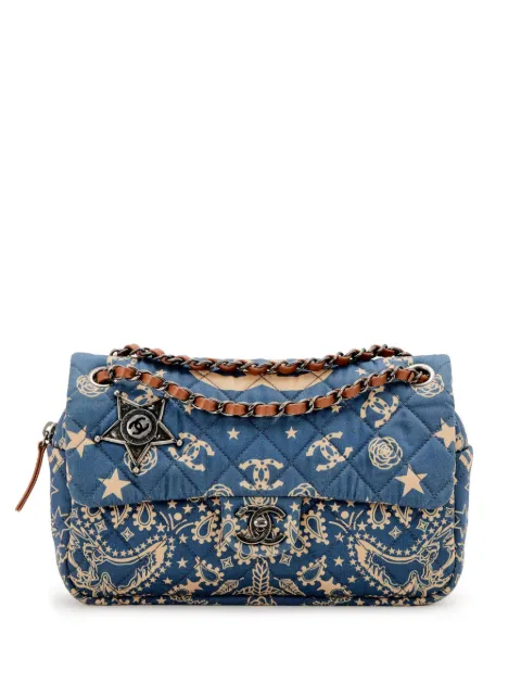 CHANEL Pre-Owned 2013-2014 Paris Dallas Metiers D'art medium Classic Flap shoulder bag Blue CHANELDALLASPARIS