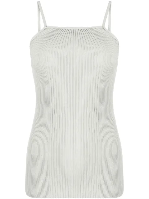 Low Classic halterneck ribbed tank top Green LOW24UCKN060MT