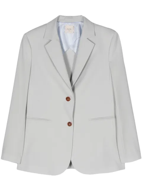 Alysi notched-lapels blazer Grey 104834P4005