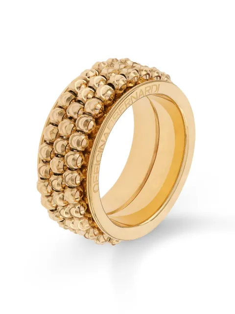 Officina Bernardi 18kt yellow gold Dora Moon ring Gold MOONDORARING3FYGOLD
