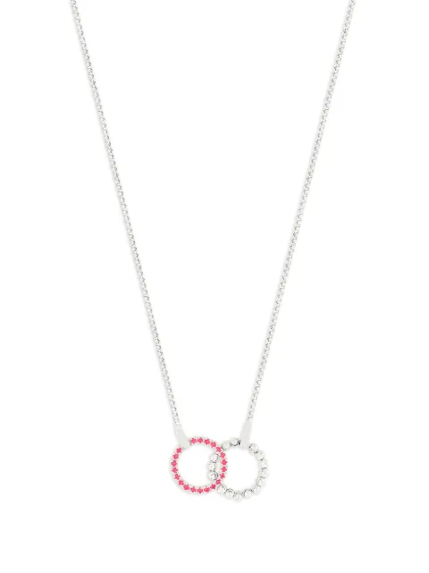 Officina Bernardi 18kt white gold Moon Eden ruby necklace Silver MOONEDENNECKLACEWGOLDRUBY