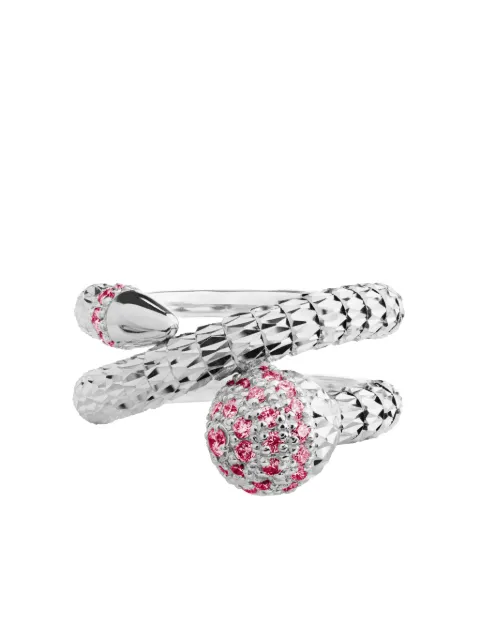 Officina Bernardi 18kt white gold Ophidia ruby ring Silver OPHIDIARING2FWGOLDRUBY