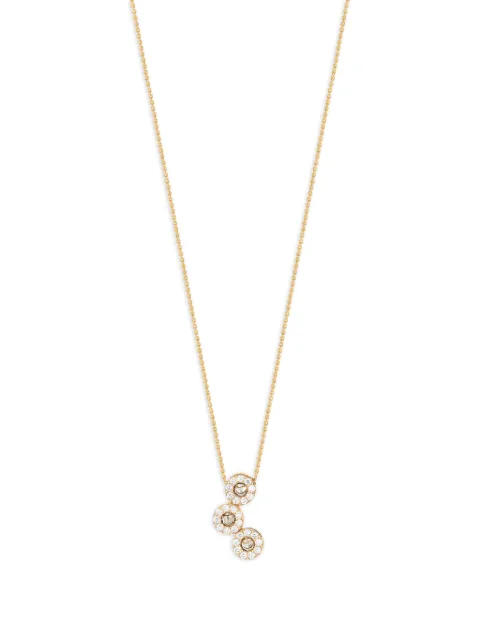 Officina Bernardi 18kt yellow gold Moon Grace diamond necklace Gold MOONGRACENECKLACE3YGOLDDIAMONDWHITE