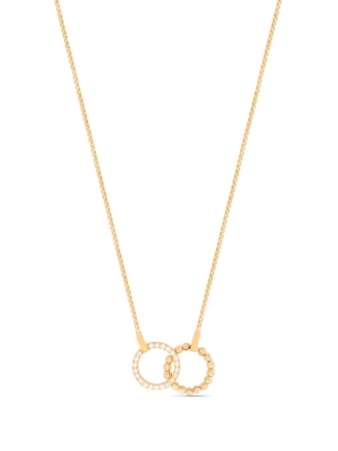 Officina Bernardi 18kt yellow gold Moon Eden diamond necklace Gold MOONEDENNECKLACEYGOLDDIAMONDWHITE