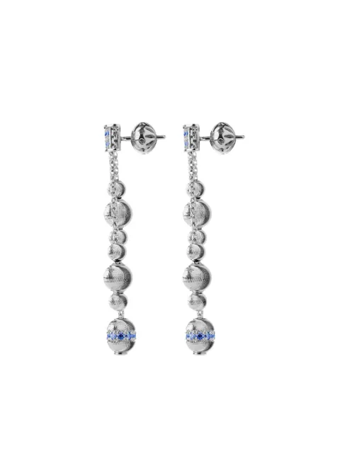 Officina Bernardi 18kt white gold Empire sapphire earrings Silver EMPIREEARRINGDWGOLDSAPPHBLUE