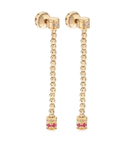 Officina Bernardi 18kt yellow gold Moon ruby earrings Gold MOONEARRING1YGOLDRUBY