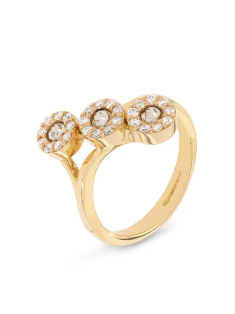 Officina Bernardi 18kt yellow gold Moon diamond ring Gold MOONGRACERING3YGOLDDIAMONDWHITE