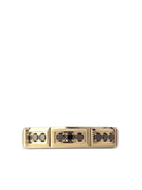 Officina Bernardi 18kt yellow gold Lumen diamond ring Gold LUMENRINGYGOLDDIAMONDBLACK