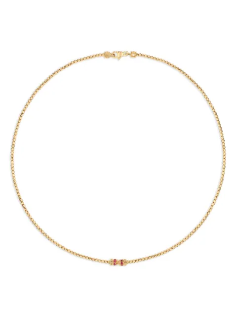 Officina Bernardi 18kt yellow gold Moon ruby necklace Gold MOONNECKLACE1YGOLDRUBY
