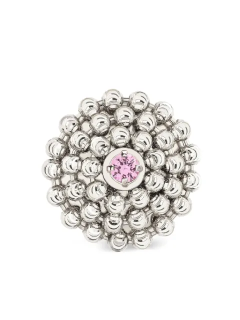 Officina Bernardi 18kt white gold Mimosa sapphire earrings Silver MIMOSAEARRINGSWGOLDSAPPHPINK