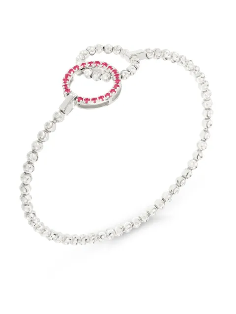 Officina Bernardi 18kt white gold Moon Eden ruby bracelet Silver MOONEDENBRACELETBWGOLDRUBY