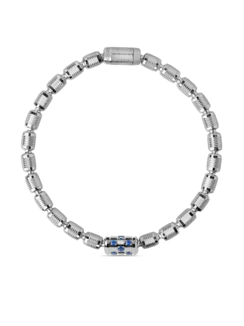 Officina Bernardi 18kt white gold Lumen sapphire and diamond bracelet Silver LUMENBRACELETDCWGOLDSAPPHBLUE