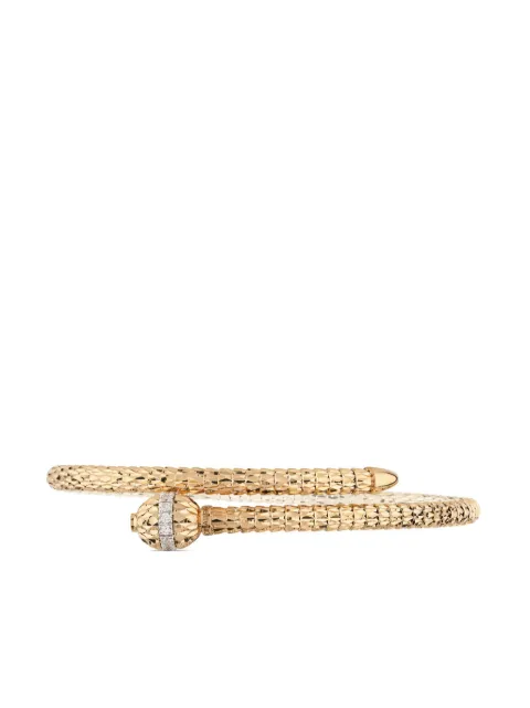 Officina Bernardi 18kt yellow gold Ophidia diamond bracelet Gold OPHIDIABRACELETBYGOLDDIAMONDWHITE