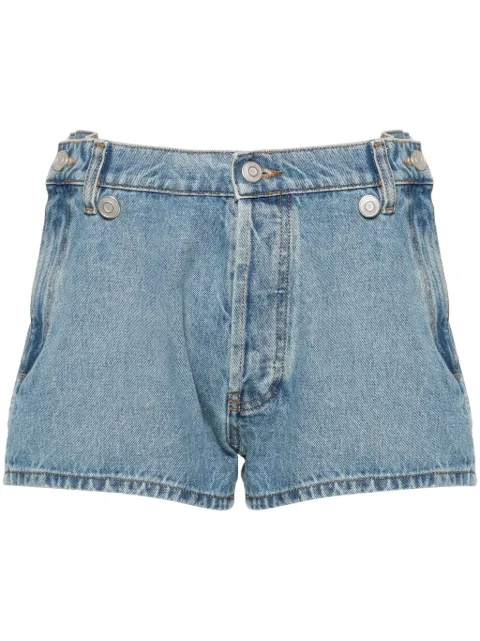 Coperni mid-rise denim shorts Blue COPP71202