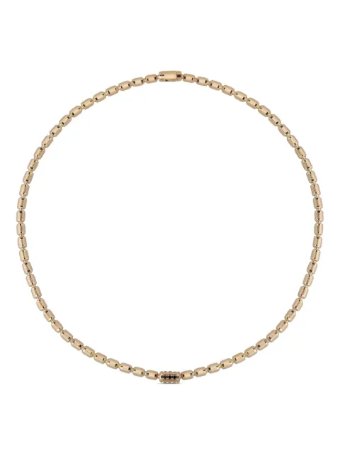 Officina Bernardi 18kt yellow gold Lumen diamond necklace Gold LUMENNECKLACEACYGOLDDIAMONDBLACK