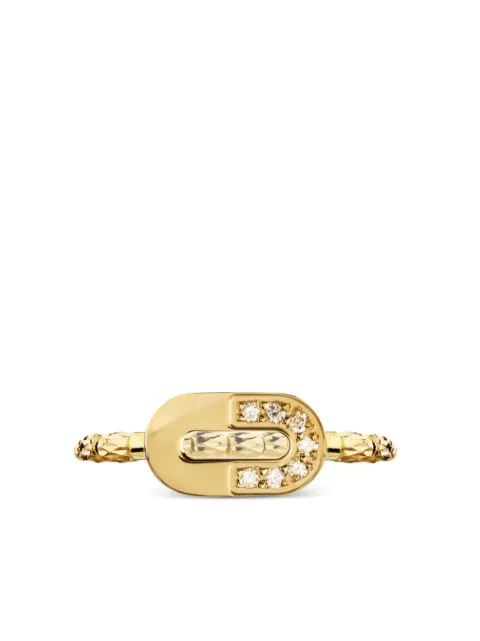 Officina Bernardi 18kt yellow gold Dea diamond ring Gold DEARING1YGOLDDIAMONDWHITE