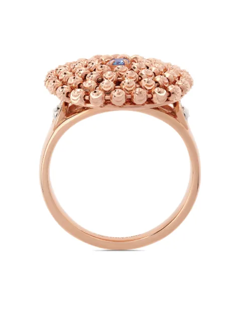 Officina Bernardi 18kt rose gold Mimosa sapphire ring Pink MIMOSARINGMPKGOLDSAPPHLBLUE