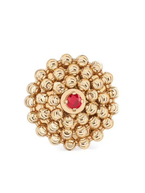 Officina Bernardi 18kt yellow gold Mimosa ruby earrings Gold MIMOSAEARRINGSYGOLDRUBY