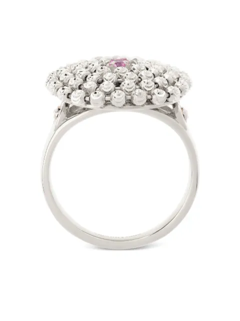 Officina Bernardi 18kt white gold Mimosa sapphire ring Silver MIMOSARINGMWGOLDSAPPHPINK