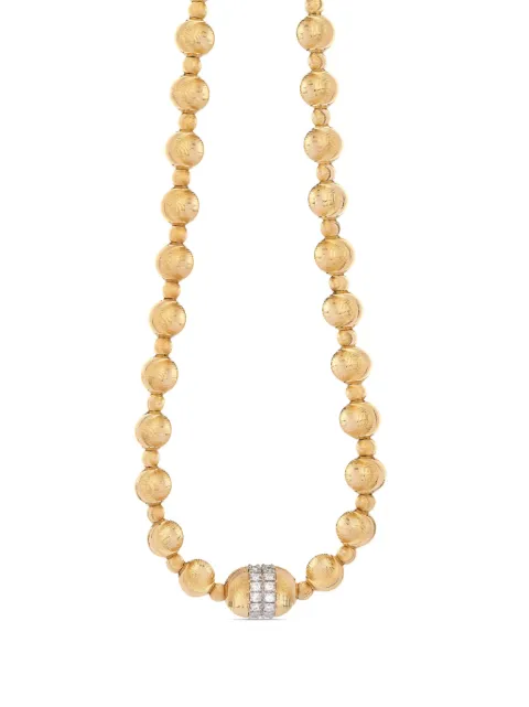 Officina Bernardi 18kt yellow gold Empire diamond necklace Gold EMPIRENECKLACEYGOLDDIAMONDWHITE
