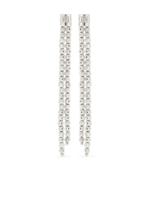Officina Bernardi 18kt white gold Moon diamond earrings Silver MOONEARRING2FWGOLD