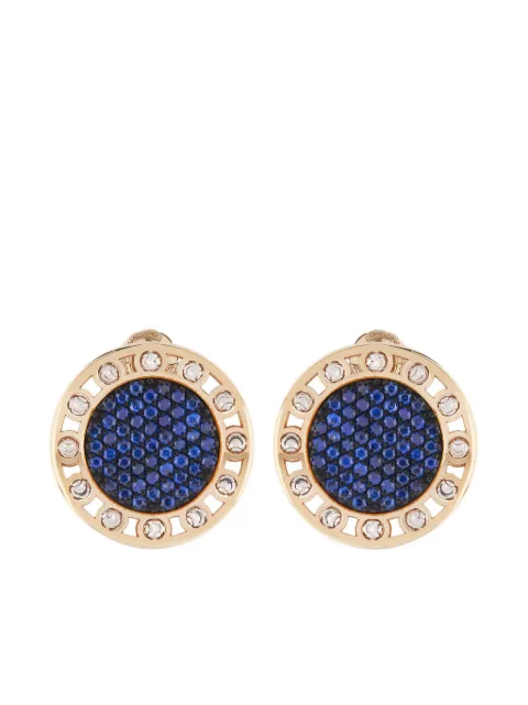 Officina Bernardi 18kt yellow gold large SenzaTempo sapphire earrings Gold SENZATEMPOEARRINGLYWGOLDSAPPHBLUE