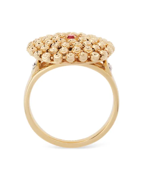 Officina Bernardi 18kt yellow gold Mimosa ruby ring Gold MIMOSARINGMYGOLDRUBY