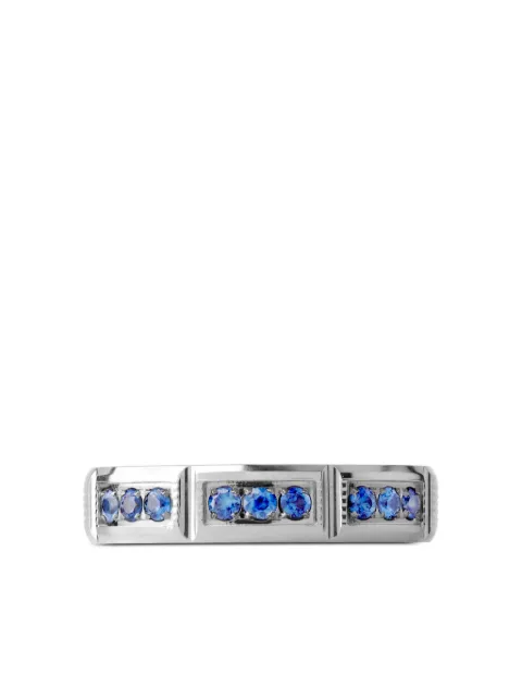 Officina Bernardi 18kt white gold Lumen sapphire ring Silver LUMENRINGWGOLDSAPPHBLUE