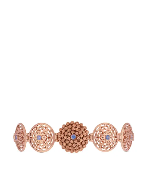 Officina Bernardi 18kt rose gold Mimosa sapphire bracelet Pink MIMOSABRACELETMPKGOLDSAPPHLBLUE